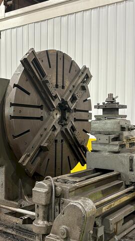 120" Craven, Heavy Duty Facing T-Lathe, 12" L Gap, 72" Chuck diameter, 4-Jaw Independent Chuck, (16) 13-97 - Image 7