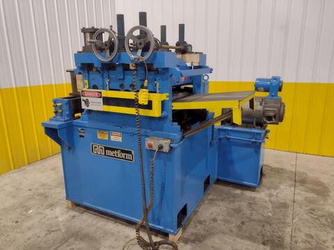 24" x .25" Metform #Flattener, High Precision Backed Up Coil Straightener Strip Leveler, 3 Over 4 Rolls, 6" - Image 1