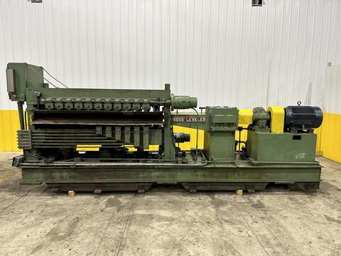 72" x .06" Voss #84/1.156-19/13, Corrective Coil Leveler, 9 Over 10 Rolls, 84" width Roll, 1.156" Roll - Image 1