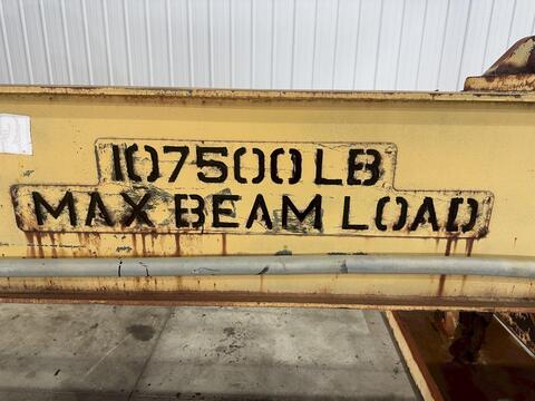 53 Ton, Bushman #MT-420, Telescoping Magnetic Lifting Spreader Beam w/Ohio Magnetics Diesel Generator - Image 3
