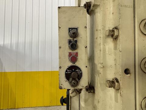 75 Ton, Minster #7, OBI FW Press, 4" Stroke, 4" Adjustment, 16" Shut H, 120 SPM, 36" x 24" Bed - Image 9