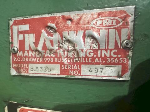 Franklin, Hydraulic Punch & Shear Line, CNC Control Retrofit, 16" Width, 1" capacity - Image 8