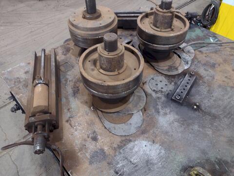 8" x 8" x 3/4" Haeusler #HPR-20VH, Horizontal & Vertical Hydraulic Pipe & Angle Roll, (2) 50 HP, 1981 - Image 7