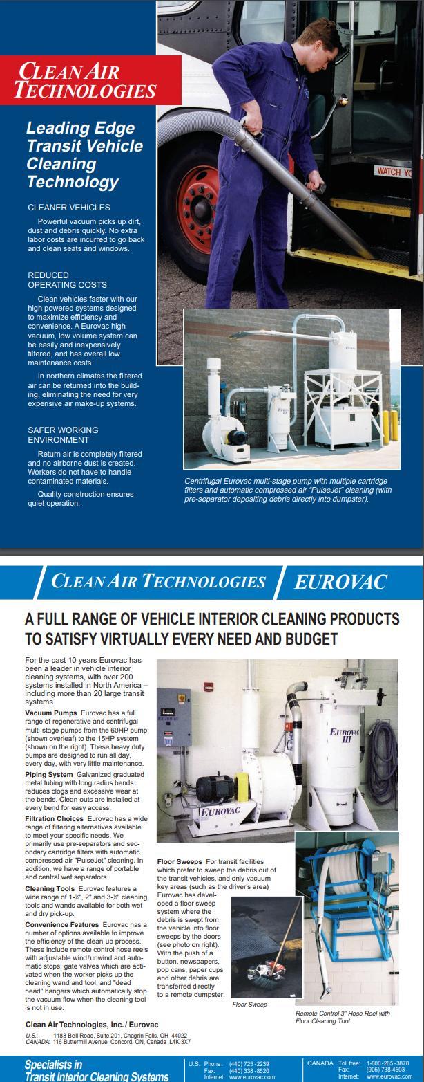 Clean Air Technologies/Eurovac, Industrial Transit & Bus Central Vacuum System, 4-Station, 40 HP - Image 4