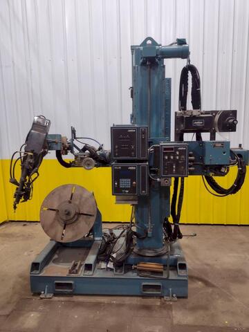 1000 lb. Jetline #WHL-3C-72, Weld Head Locator & Positioner, 4-Roll Feed Head, 18" diameter Faceplate, 120 - Image 8