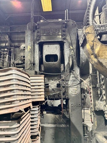 1600 Ton, National #Maxipress, 11" stroke, 29-7/16"to 30" Shut Height, 100 HP, 70 SPM, 1952 - Image 1