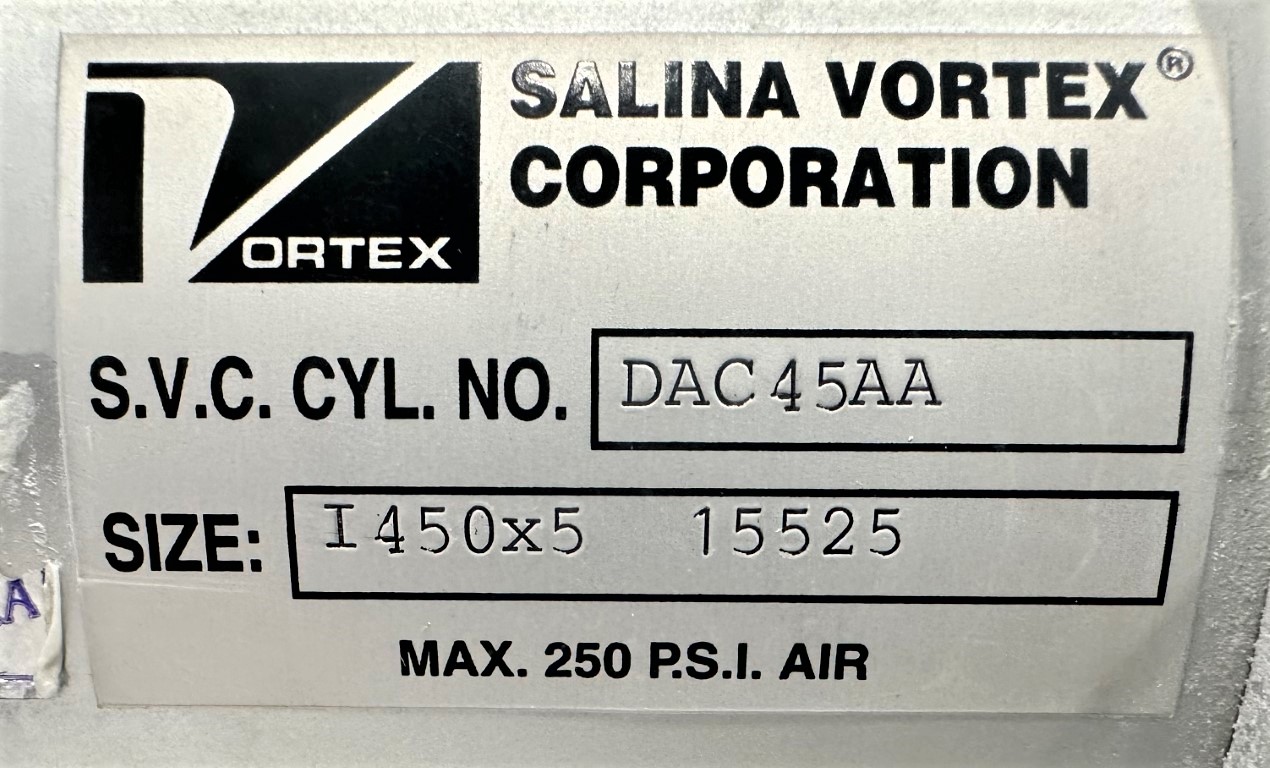 4" Salina Vortex #D4-2SSY-SL, dual knife gate diverter valve, Stainless - Image 4