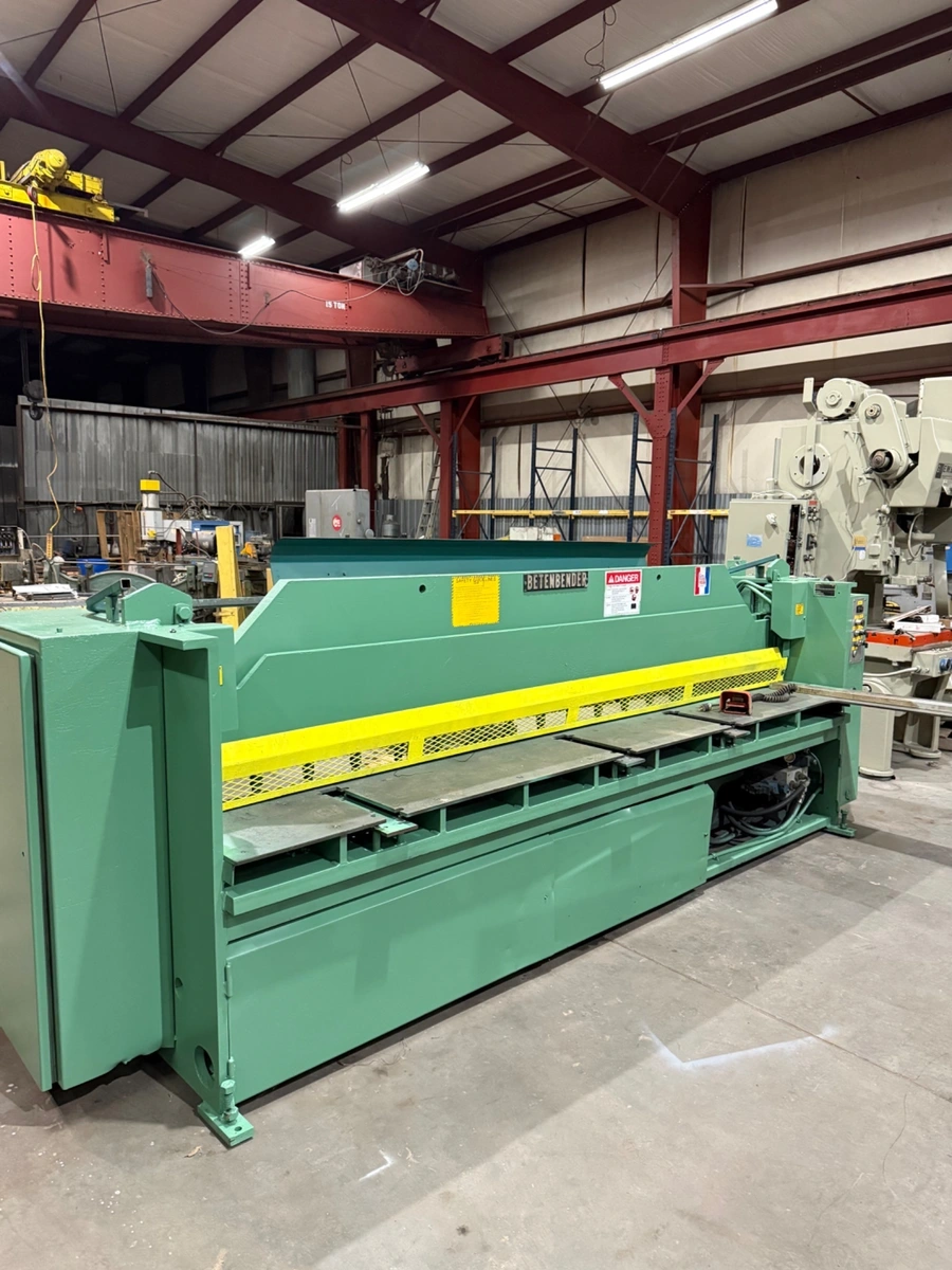 Bentenbender, 1/4" x 12' guillotine shear, 36" front operated power back gauge, 2000 - Image 2