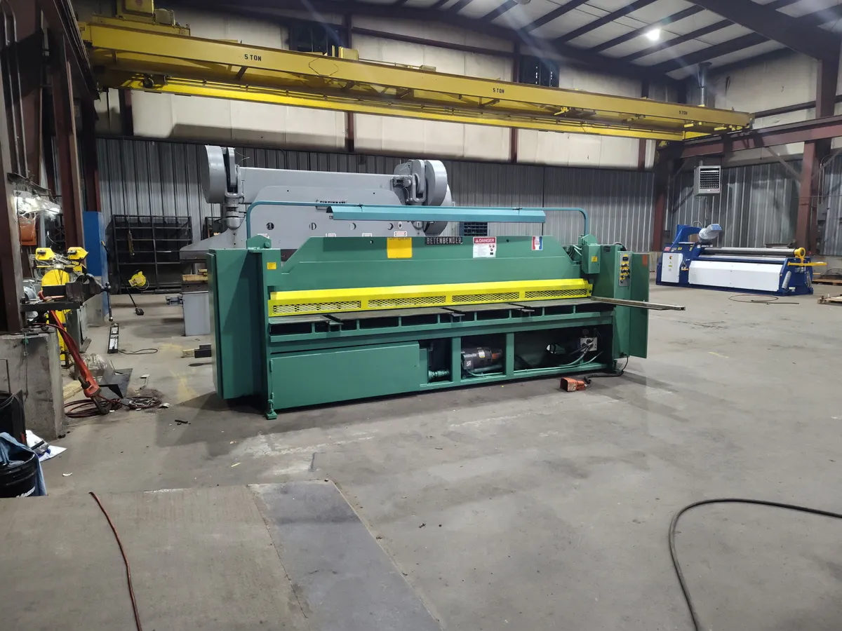 Bentenbender, 1/4" x 12' guillotine shear, 36" front operated power back gauge, 2000 - Image 5