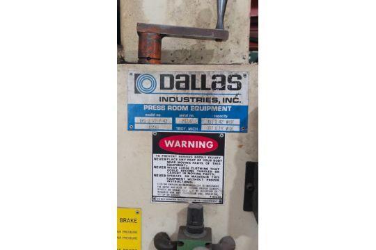 15000 lb. Dallas, coil reel & powered straightener, 42" width, .135"thickness, 7 straightening rolls - Image 8