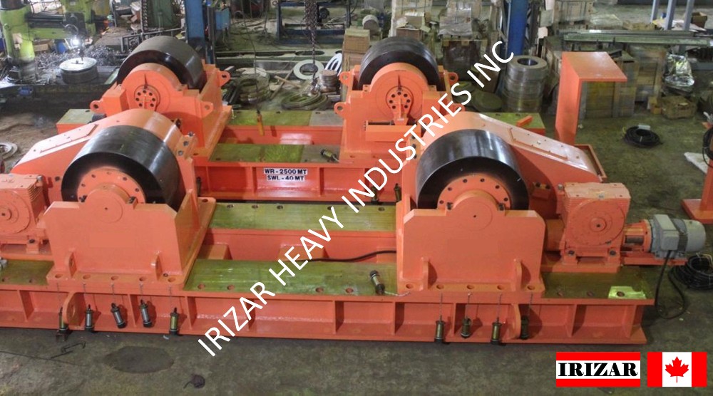2756 Ton, Irizar #WR-2500, tank turning rolls, Anti Drift Option Available, For Sale or Rent - Image 2