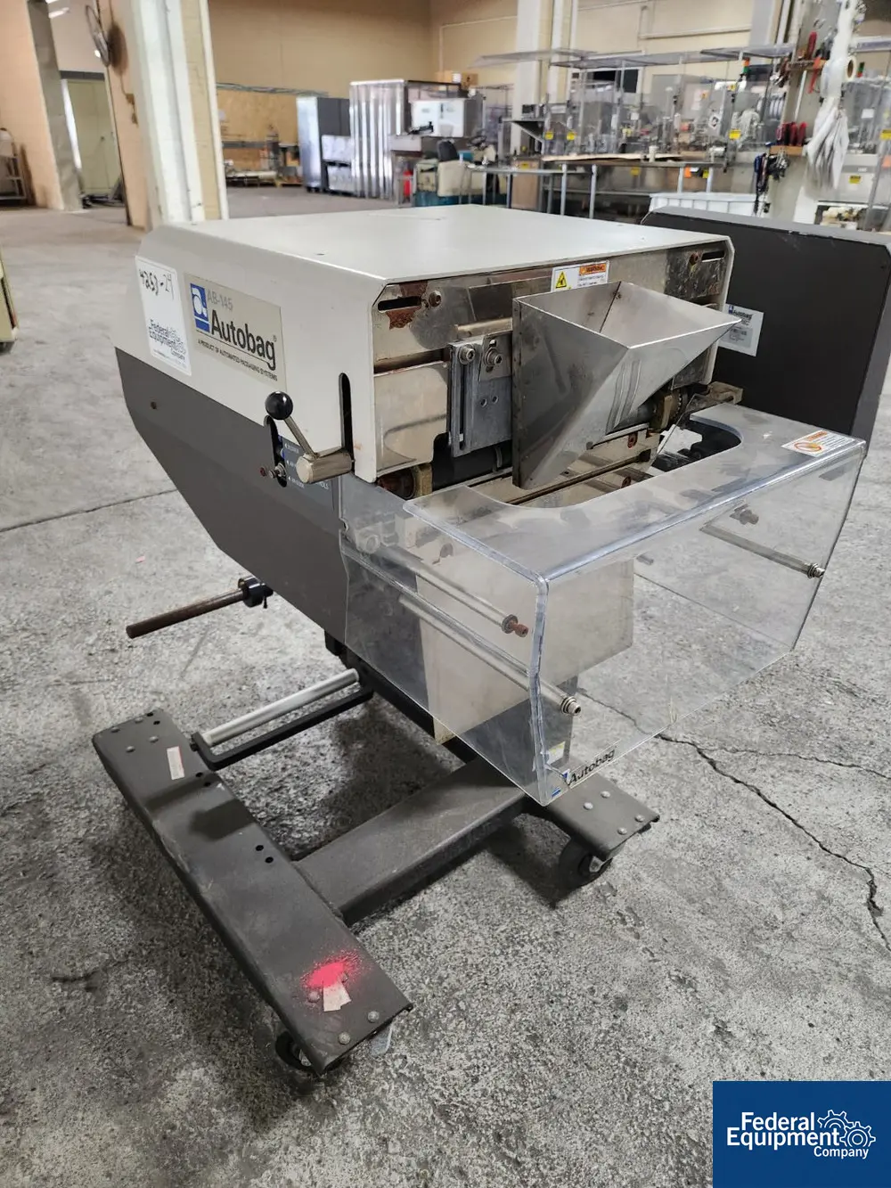 Autobag #AB-145, bag filler and sealer, semi-auto, 45 BPM, 3.5-11" width x 3.5-22" L, 115/230 V., 2009 - Image 3