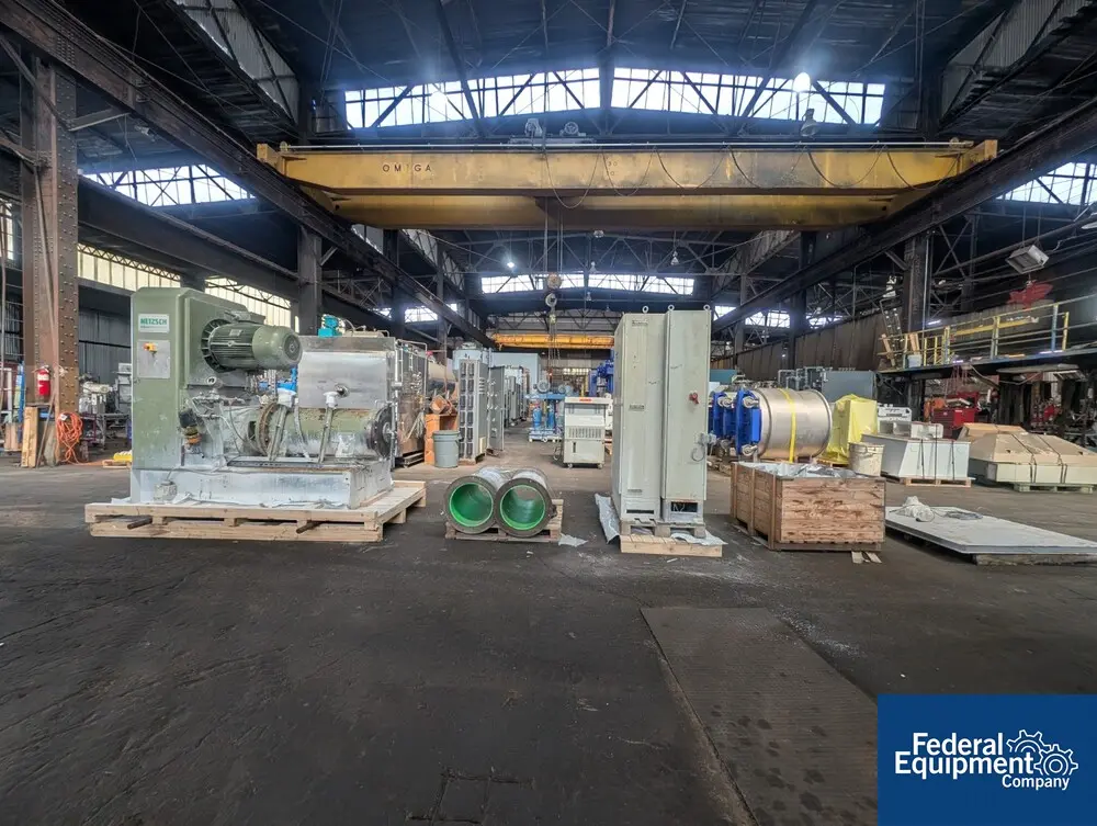 Netzsch #LME100K, Media Mill, 63 KW, 460 V., w/ unused chambers & spares, 2000 - Image 1