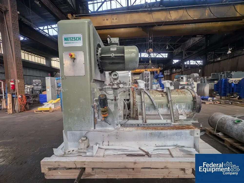 Netzsch #LME100K, Media Mill, 63 KW, 460 V., w/ unused chambers & spares, 2000 - Image 3