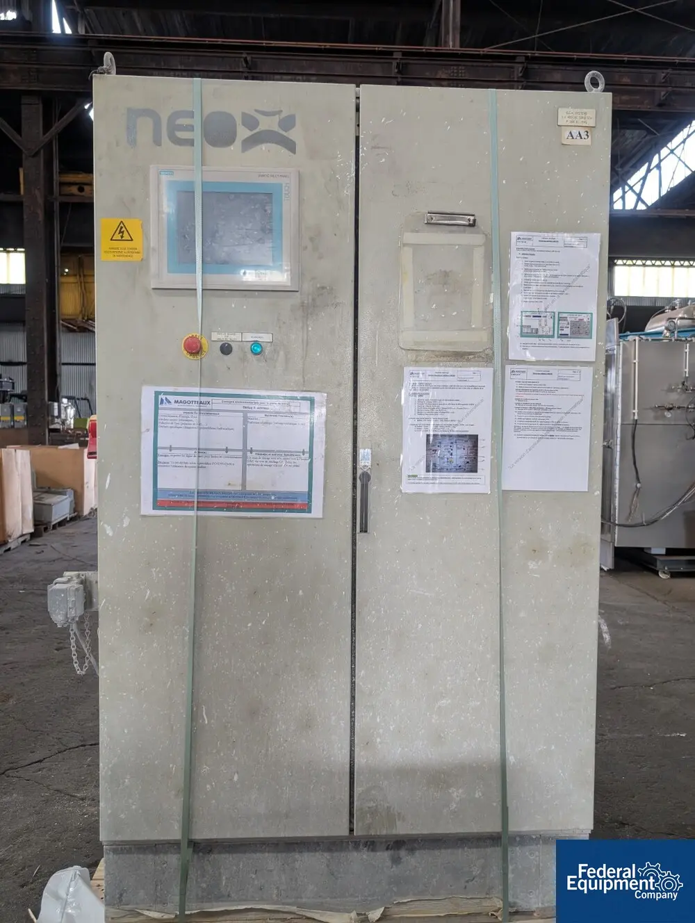 Netzsch #LME100K, Media Mill, 63 KW, 460 V., w/ unused chambers & spares, 2000 - Image 6