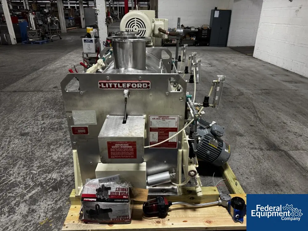 Littleford #FKM-600D, Plow Mixer, 130L, choppers stand, 2006 - Image 4