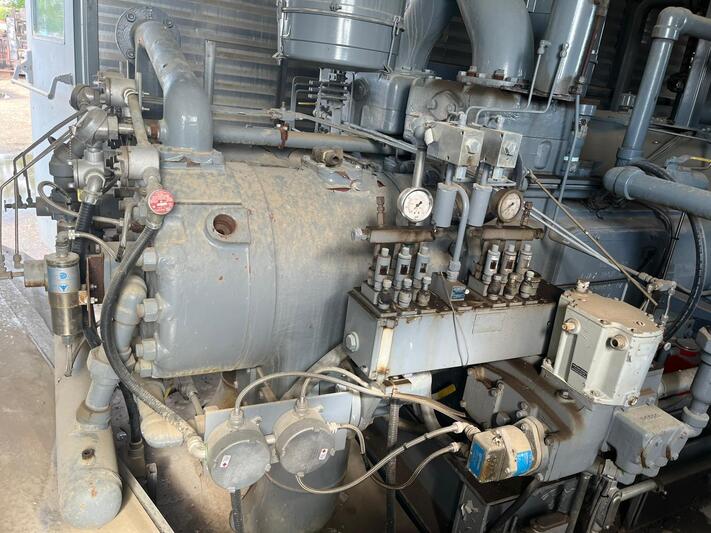 288 HP Waterflood Service and Sales #DPC-300, reciprocating compressor, 2-stages, 360 RPM, Ajax K-6000E NG - Image 5