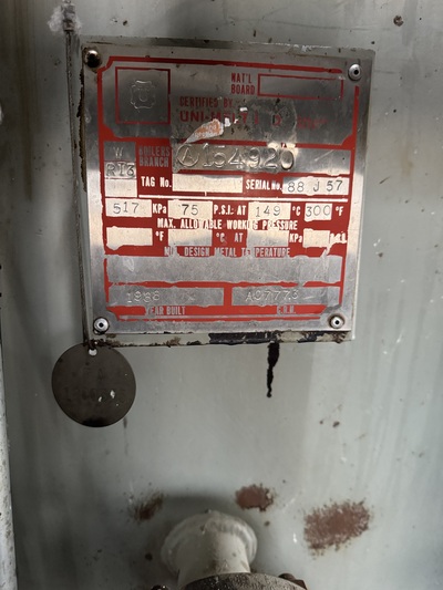 120" x 30' Horizontal Treater, 75 psi, 1986 - Image 7