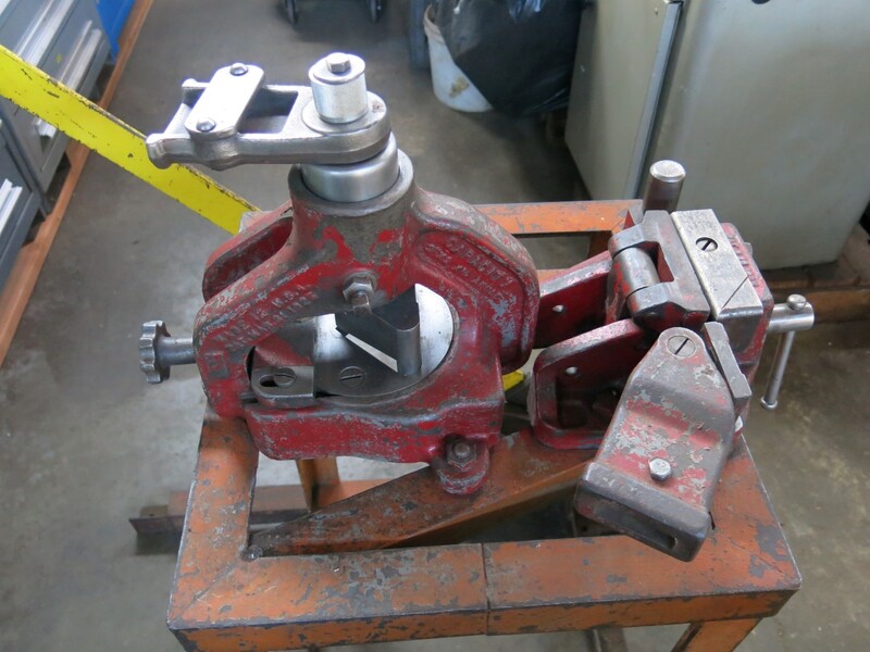 2" x 2" x 1/4" Roper Whitney Pexto #455, Combination Angle Iron Shear, Notcher, Bender - Image 2