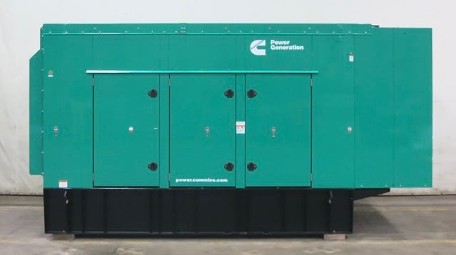 500 KW Cummins #DFEK, diesel generator set, QSX15-G9 engine, Tier 2, 277/480 Volts, 755 HP, UL 2200 listed - Image 1