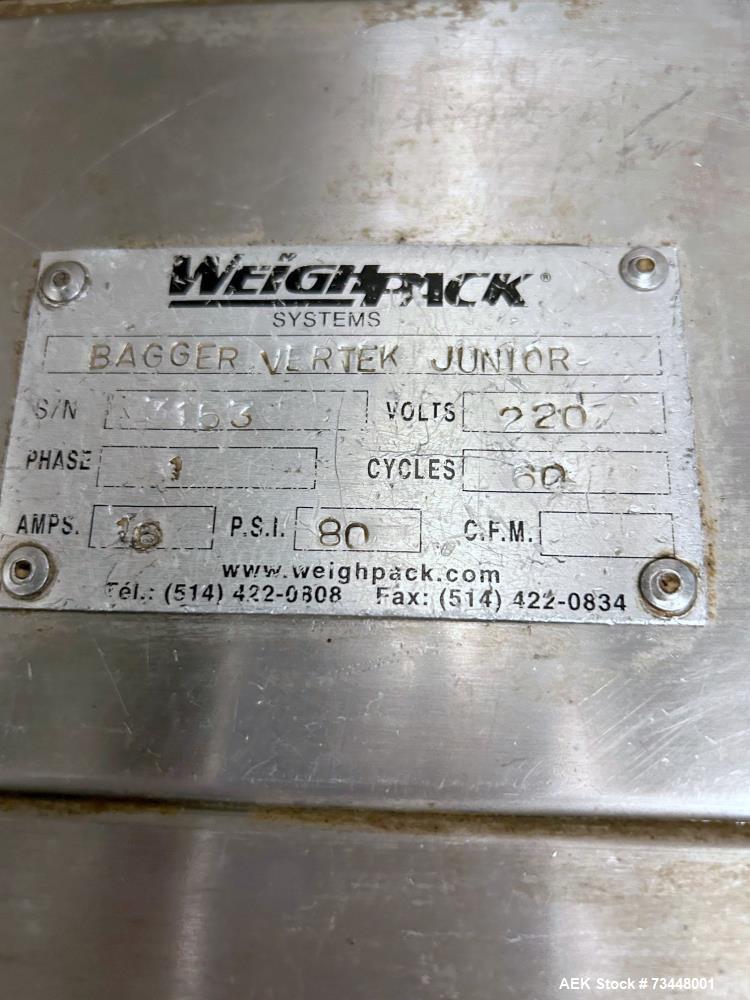 Weighpack #Vertek-Jr, VFFS, w/ Combiscale, 10-20 CPM, 1.5-5.5" width x 8" L max, single head - Image 8