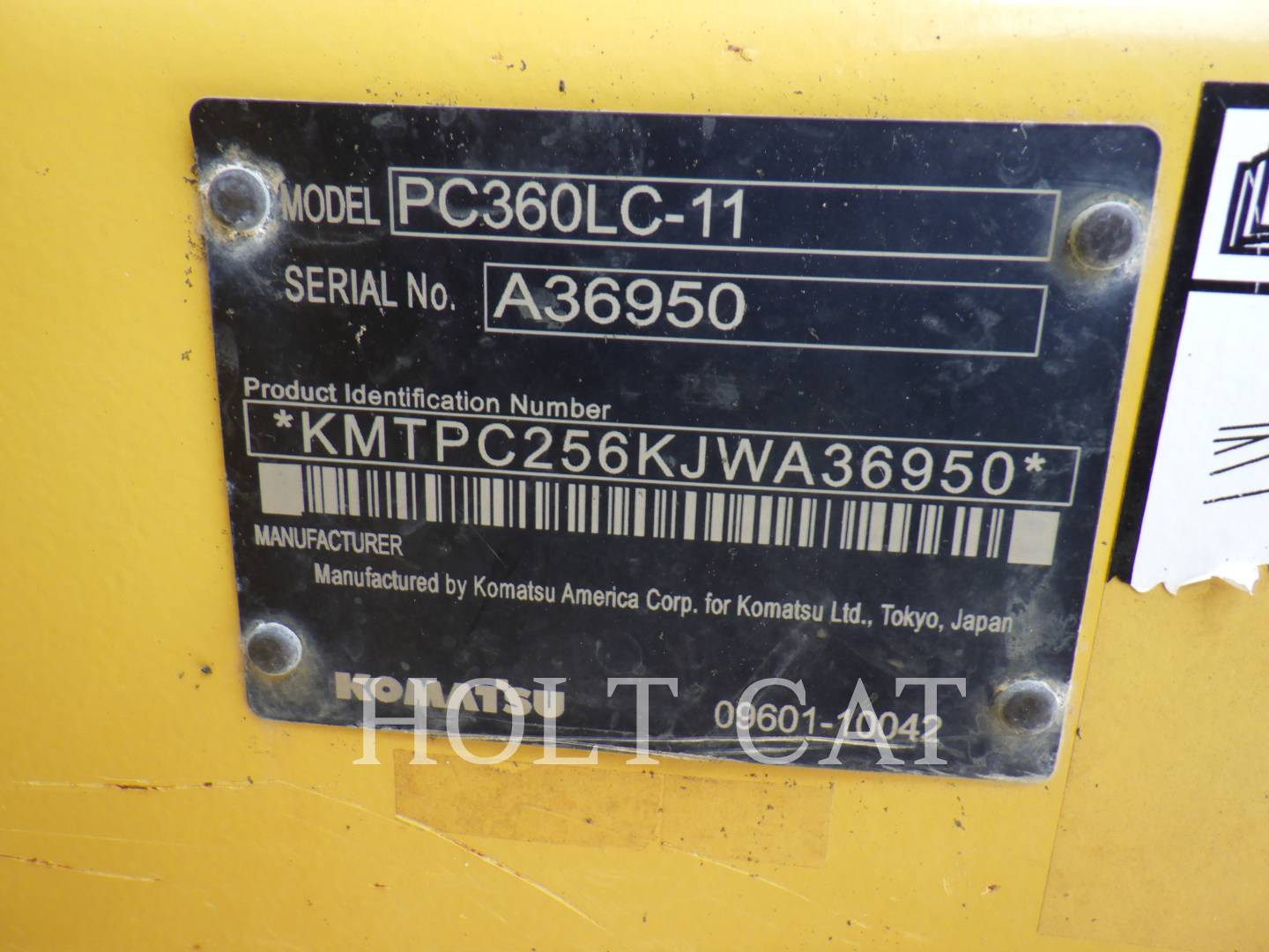 Komatsu PC360LC-11, Crawler Excavator, 4257 hours, S/N: A36950, 2019 - Image 6