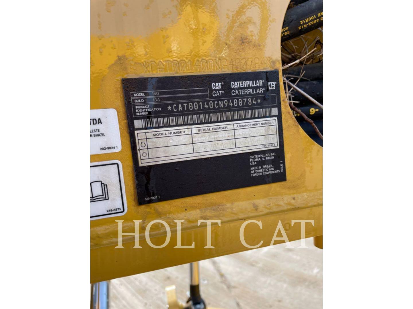 Caterpillar 140, Motor Grader, 427 hours, S/N: N9400784, 2024 - Image 6