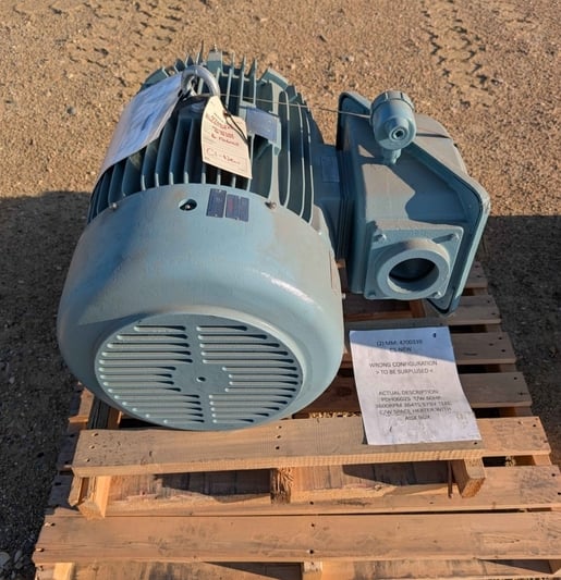 60 HP 3550 RPM Teco Westinghouse #AEHH8N, electric driver, 2025 - Image 1