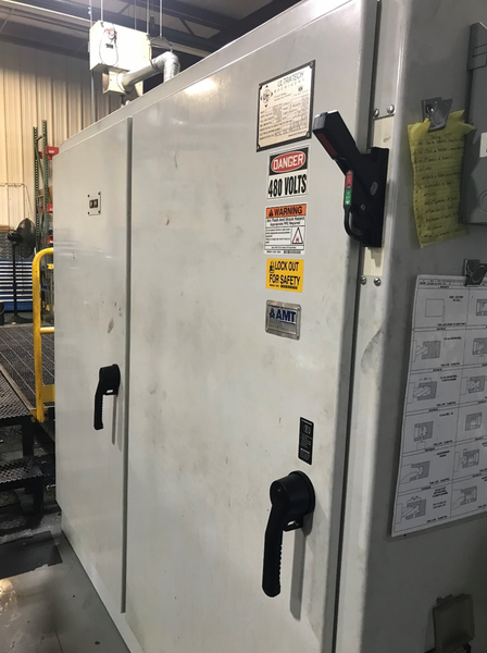 Hydromat #Epic-R/T-HW25-12, with saw, bar feed, inverter, chip conveyor, serial #040987-275 - Image 3
