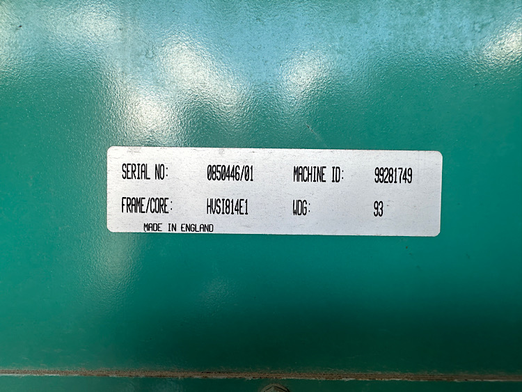 2000 KW, 1800 RPM, Stamford, generator end, 7200/12470 Volts, 3-phase, sound attenuated enclosure 00, 2000 - Image 2