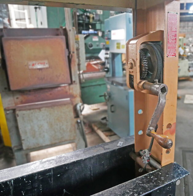 75 Ton, Dake #75H, h-frame press, 44" between housing, 4-1/2" ram travel, - Image 6