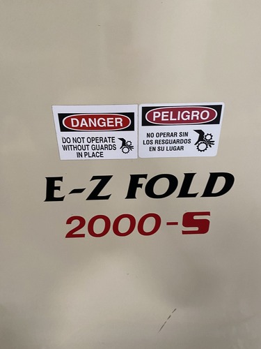 NEDCO #E-Z-Fold-2000-S, Auto Textile Folder, w/ bag & seal, 1,000 items/hr, 110 V., 100 psi, 3-5 CFM, OEM - Image 4