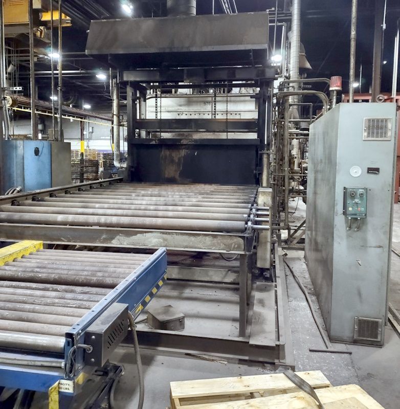 72" width x 396" L x 24" H Surface Combustion #1706-04, roller hearth furnace, 1000&deg;F - Image 1