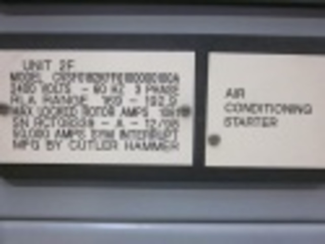 700 HP Cutler-Hammer, Ampguard, ATRV, 2400 Volts, new, #MVS4316 - Image 1