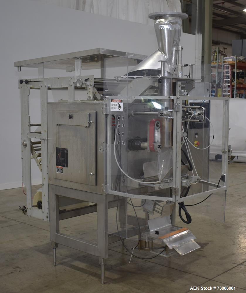 CMD #Icon-380, VFFS, w/ Bagger, 120 CPM, 2.4-15.7" width x 2.4-19.6" L bag max, AB Logix PLC, 2003 - Image 3