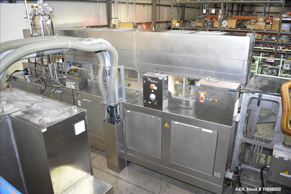 Bossar #BL3000-STU3, HFFS, Liquid Stand-Up Pouch Filler, 150 PPM, AB PLC, Stainless Steel, 3 nozzle, 480 V. - Image 6