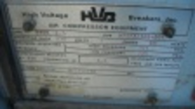 1600 Amps, HVB (High Voltage Breakers Inc.), HVB 242 31500, electrically operated, drawout, #SB5189 - Image 2