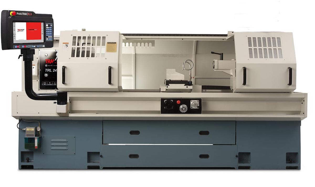 Trak #TRL-2470RX, CNC lathe, 24" swing, Buck chuck, 4.09" spdl hole, 70" centers, 40-1800 RPM, D1-8, #8MT - Image 1