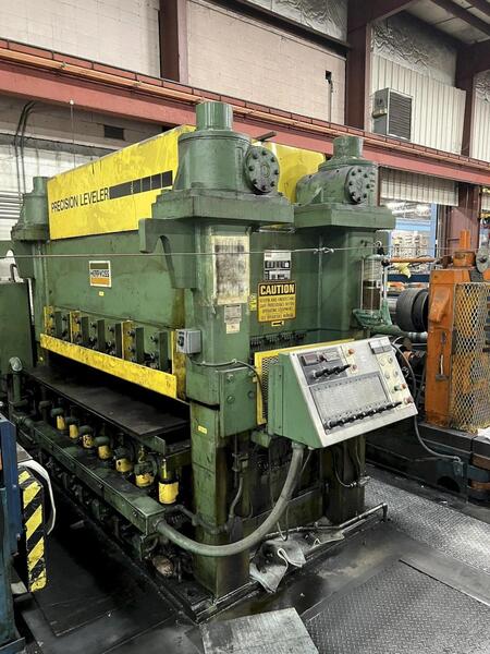 72" x .187" Herr Voss #VKL-84/2.687-17/7-5HI-RH, 5 hi Leveler, 160 FPM, 60k psi Yield, 2.687" diameter x 84" - Image 1