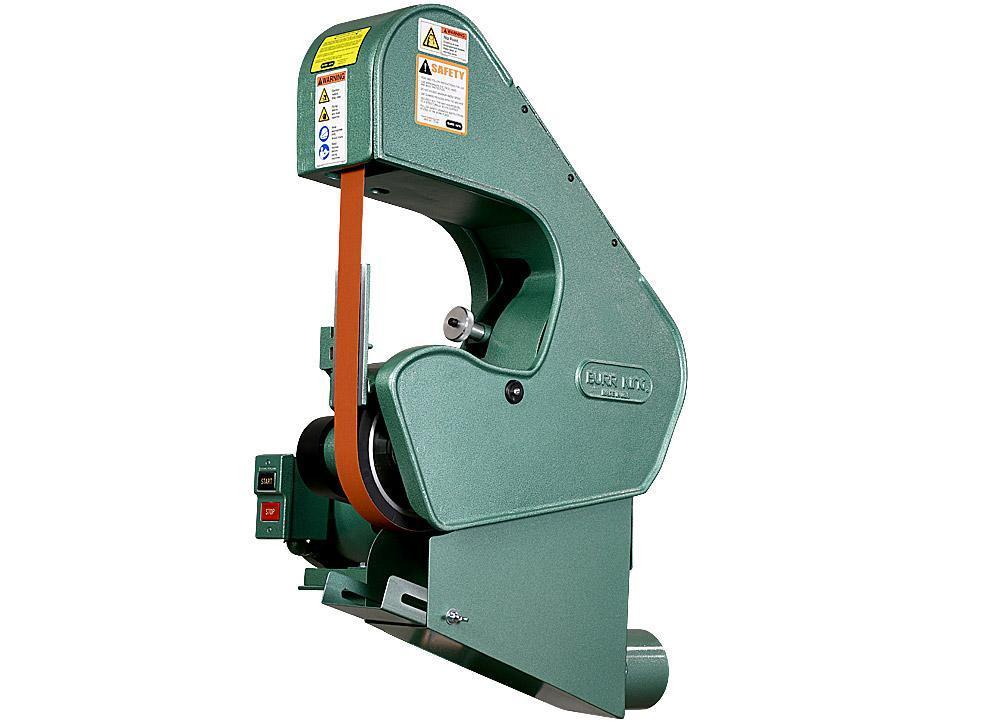 2" x 60" Burr King #760, 3-Wheel Belt Grinder, 8000 SFPM, 8-7/8" throat, 120 V., 1.5 HP, NEW - Image 7