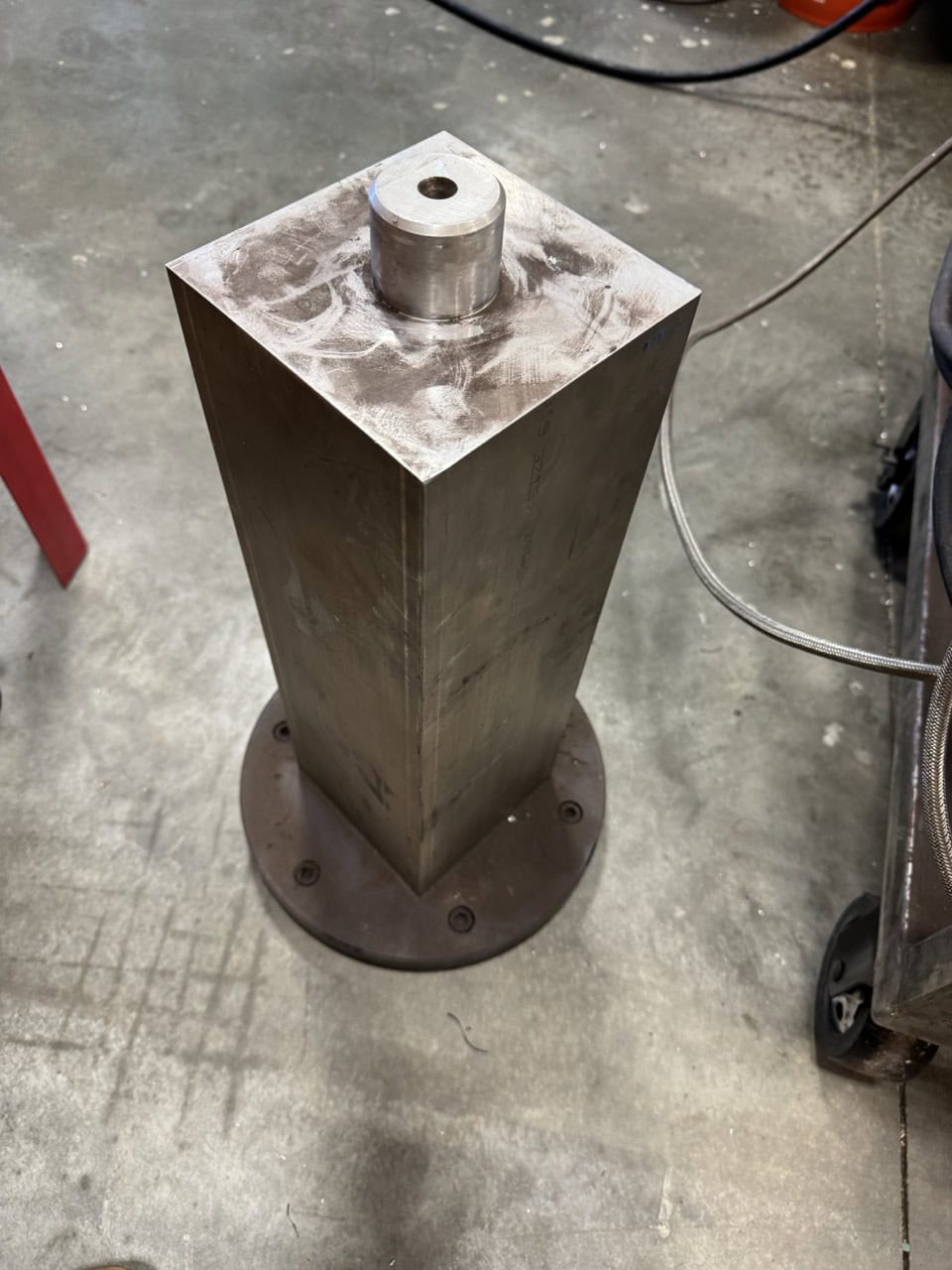 Haas #HRT-310SP, rotary table, 12.2" diameter table, 9" center height, 115 VAC, 150 psi, 8" chuck, 3-jaw - Image 8