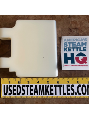 Walker #ALX-9000, Steam Kettle & Tank Scraper, 6" width x 5-7/8" L, 5/8" diameter Rod Hole., new, 2025 - Image 1