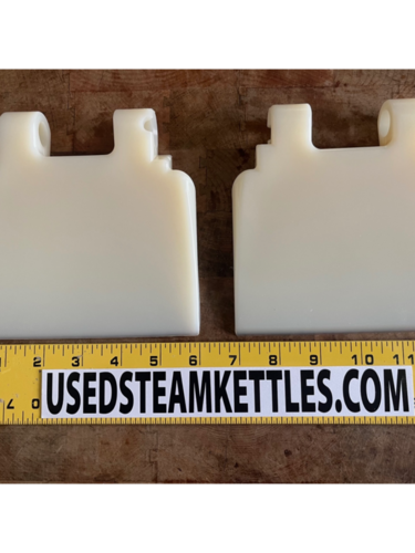 Walker #ALX-9000, Steam Kettle & Tank Scraper, 6" width x 5-7/8" L, 5/8" diameter Rod Hole., new, 2025 - Image 4