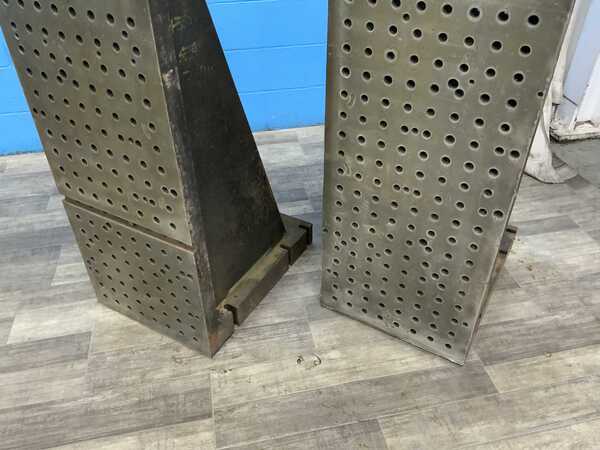 18" x 63-1/2" x 23-3/4" Drilled & tapped angle plates, 1 set - Image 5