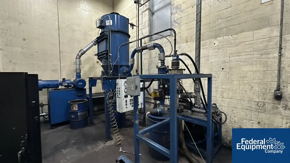 Aveka CCE Tech #250, Air Classifier, 225 kg/hr, 250 scfm, 12" HG, 3 HP - Image 1