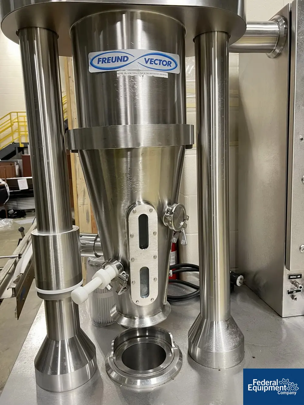 Vector #VFC-Lab-1-Flo-Coater, Fluid Bed Dryer, batch type, 2007 - Image 3
