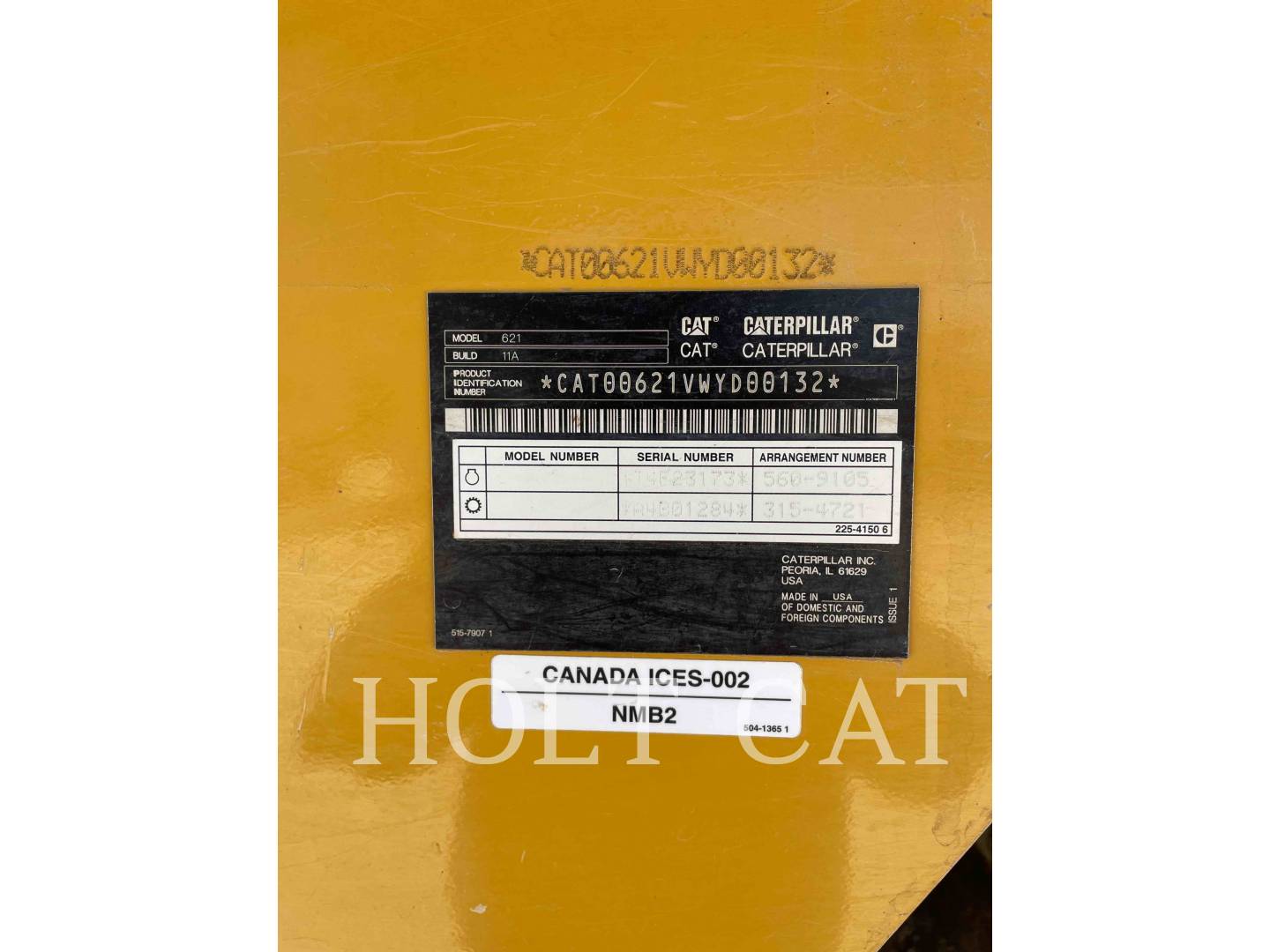 Caterpillar 621, Wheel Tractor Scraper, 1602 hours, S/N: WYD00132, 2024 - Image 6