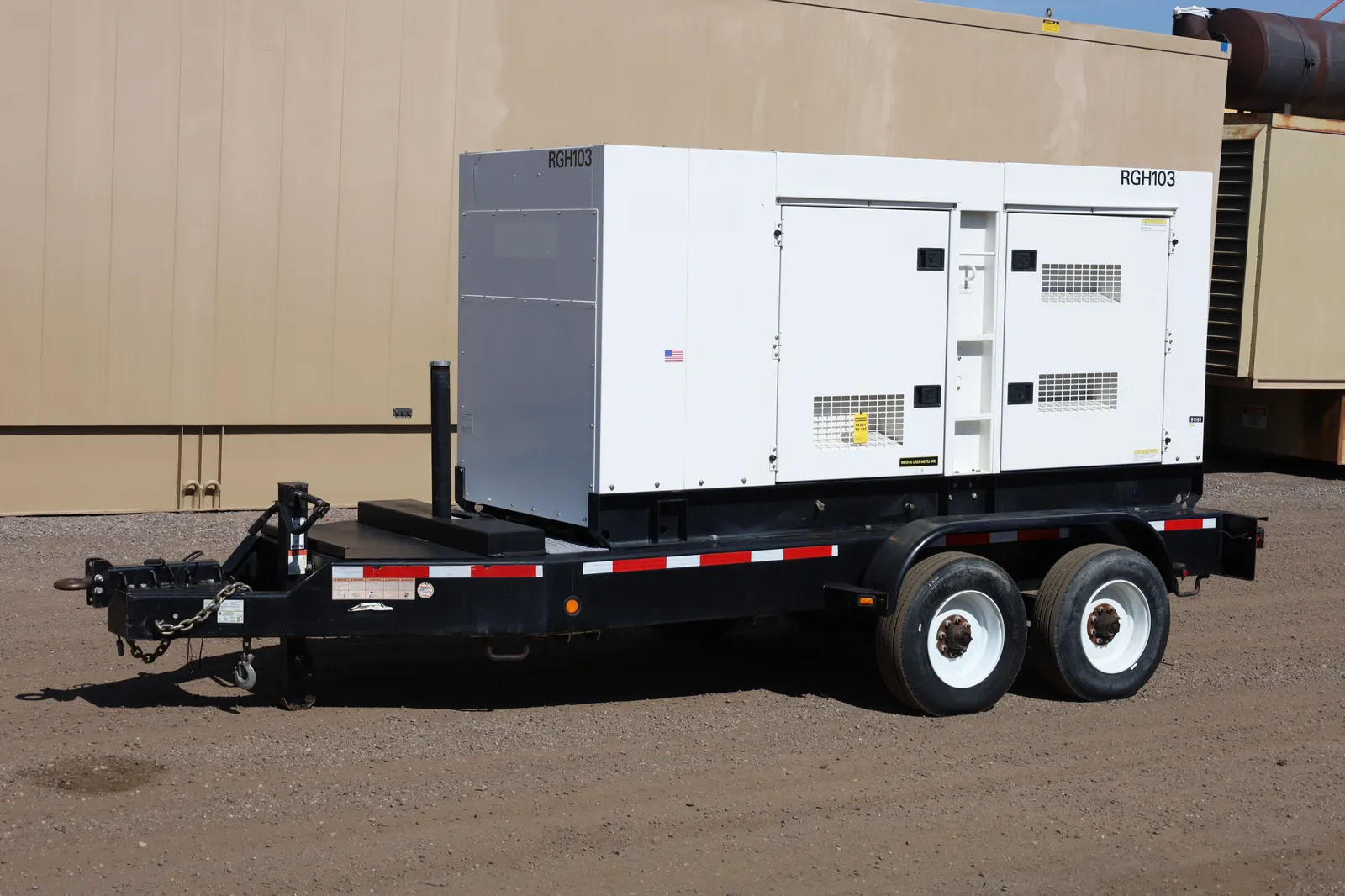 240 KW Multiquip #QSL9-G3, diesel generator, trailer, sound attenuated enclosure, voltage selector switch, 11 - Image 1