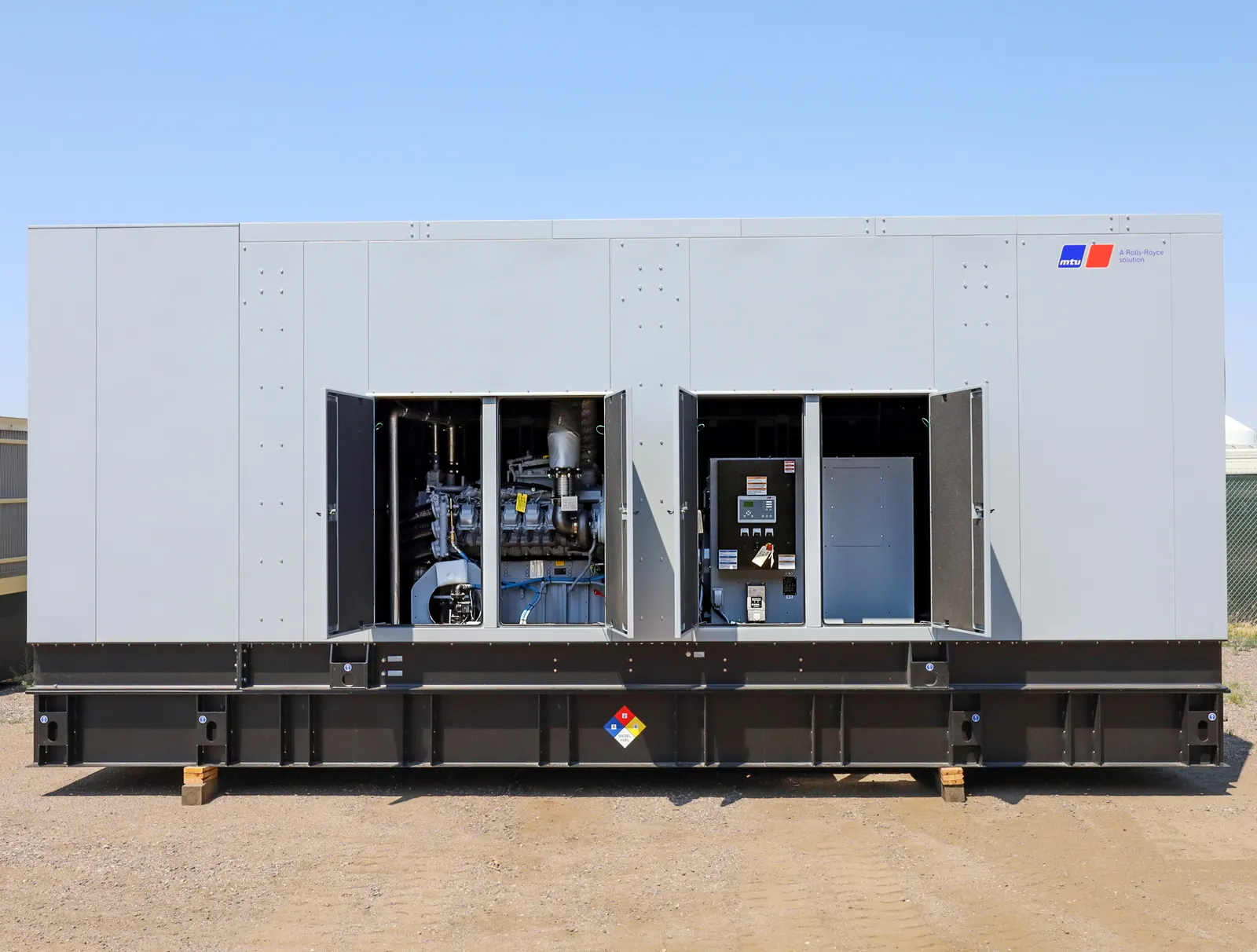 1000 KW MTU #DS1000, 16V2000, diesel generator, 277/480 Volts, new, 2025 - Image 3