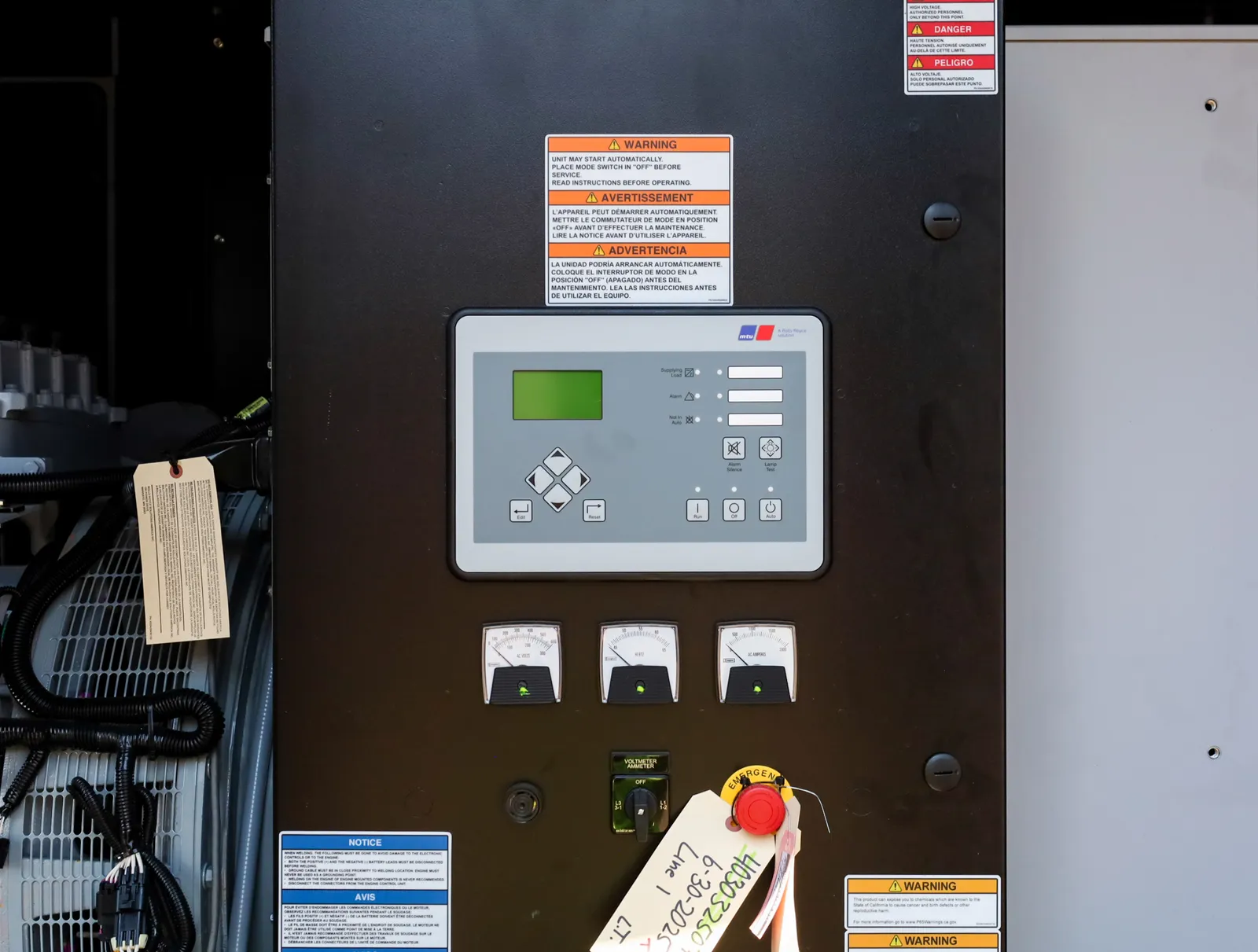 1000 KW MTU #DS1000, 16V2000, diesel generator, 277/480 Volts, new, 2025 - Image 5